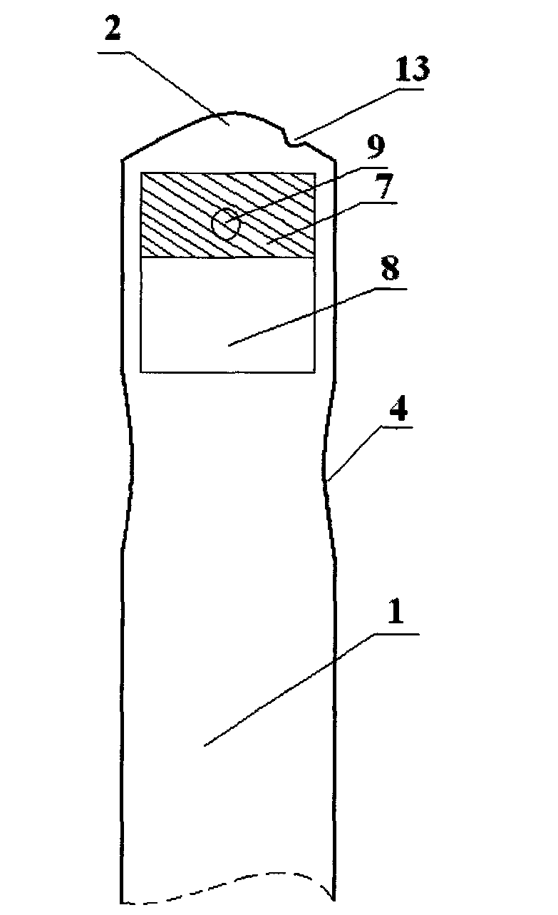 Contact limiting type double-saccule three-cavity catheter