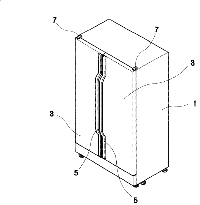 Refrigerator door