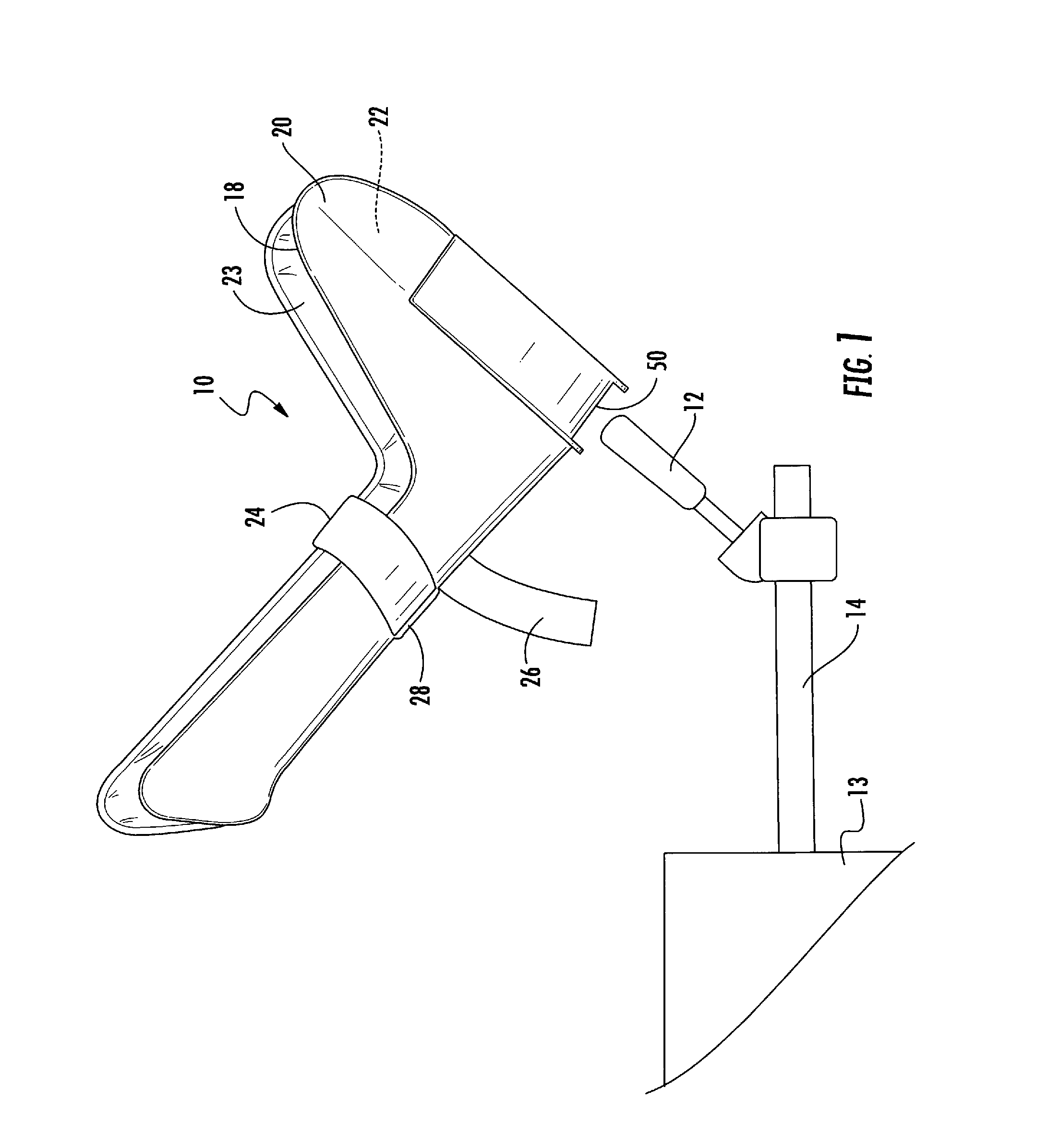 Portable stirrup with leg support