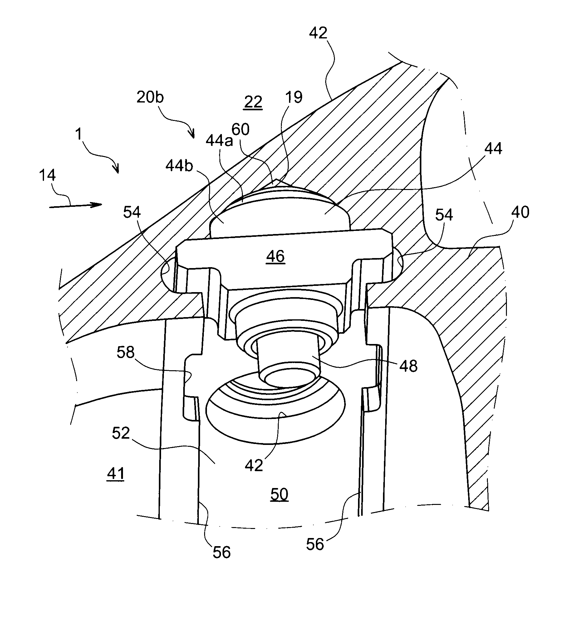 Turbine engine fan comprising a balancing system with blind holes for accommodating masses