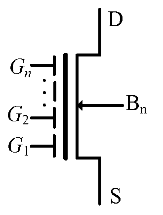 Multiple-valued counter unit based on nerve MOS tube and multi-digit multiple-valued counter