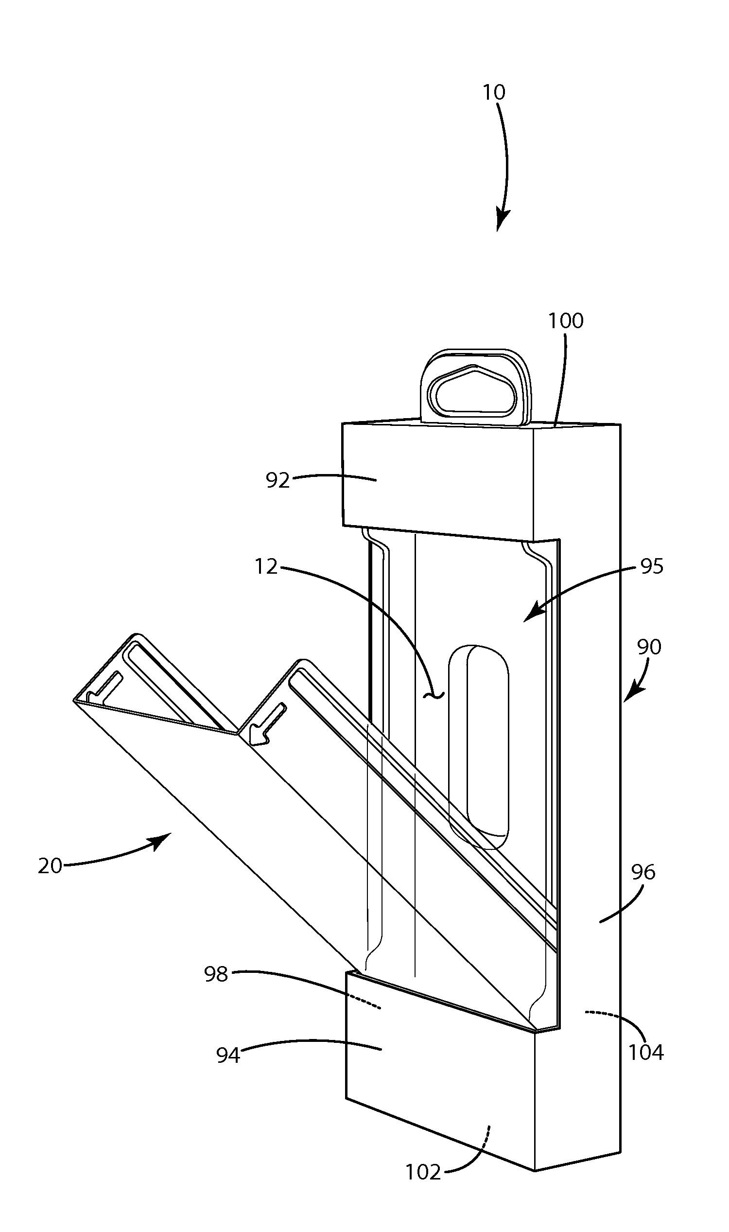 Accessible display package and method of use