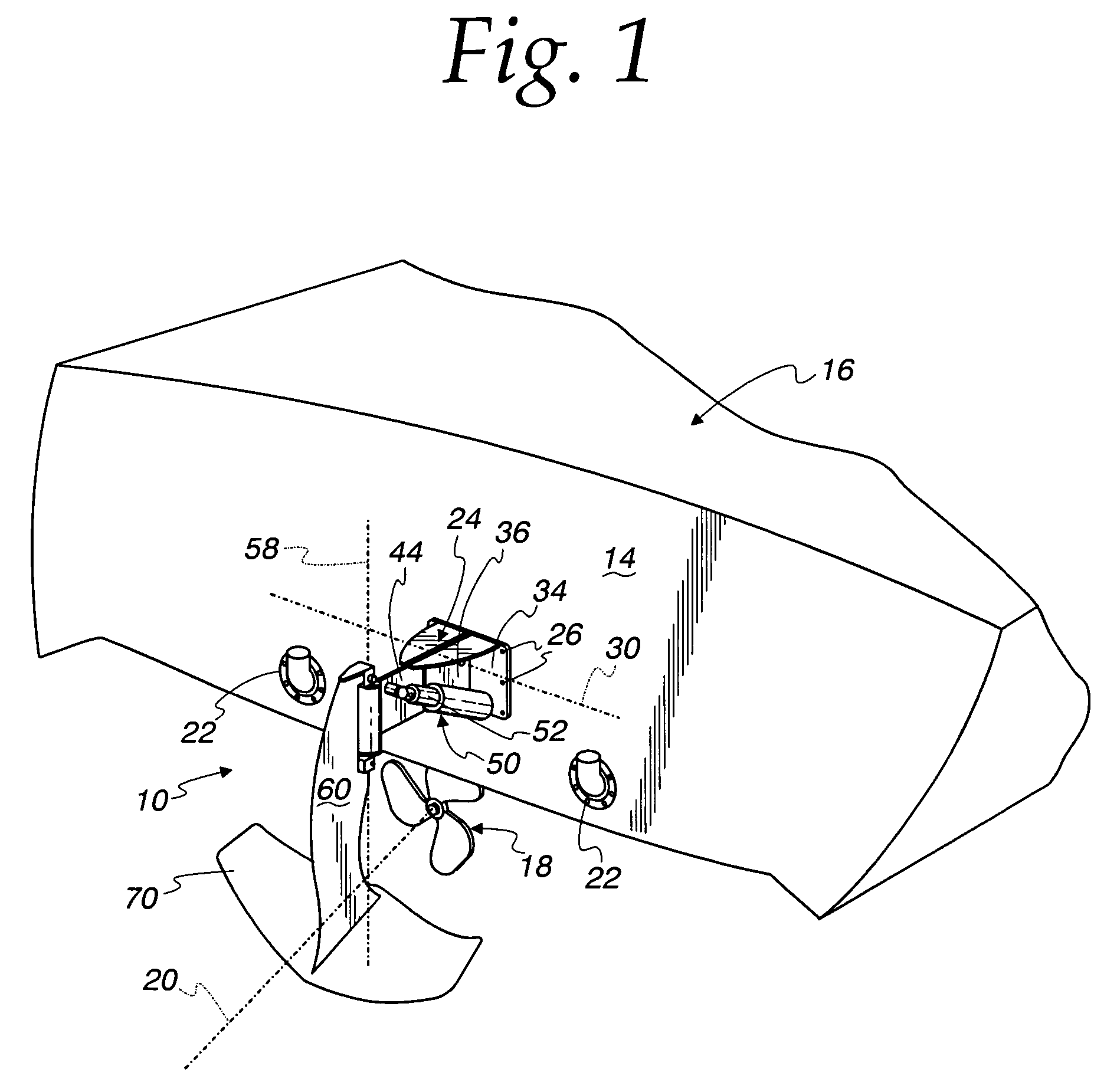 Wake control device for boat