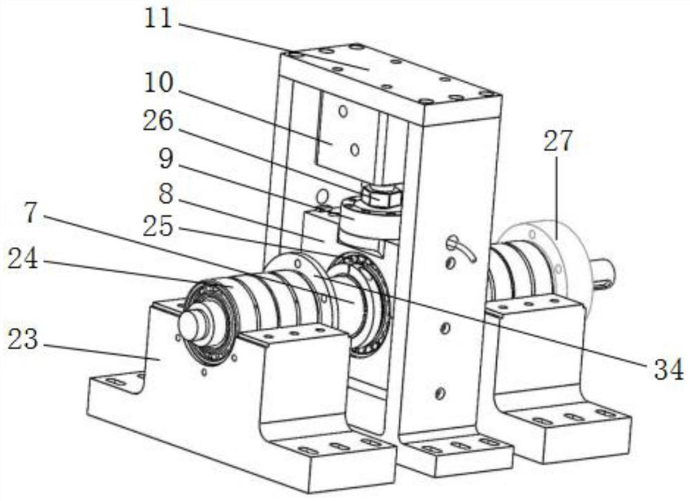 Strip rolling mill comprehensive fault simulation test bench considering multidirectional loading working condition