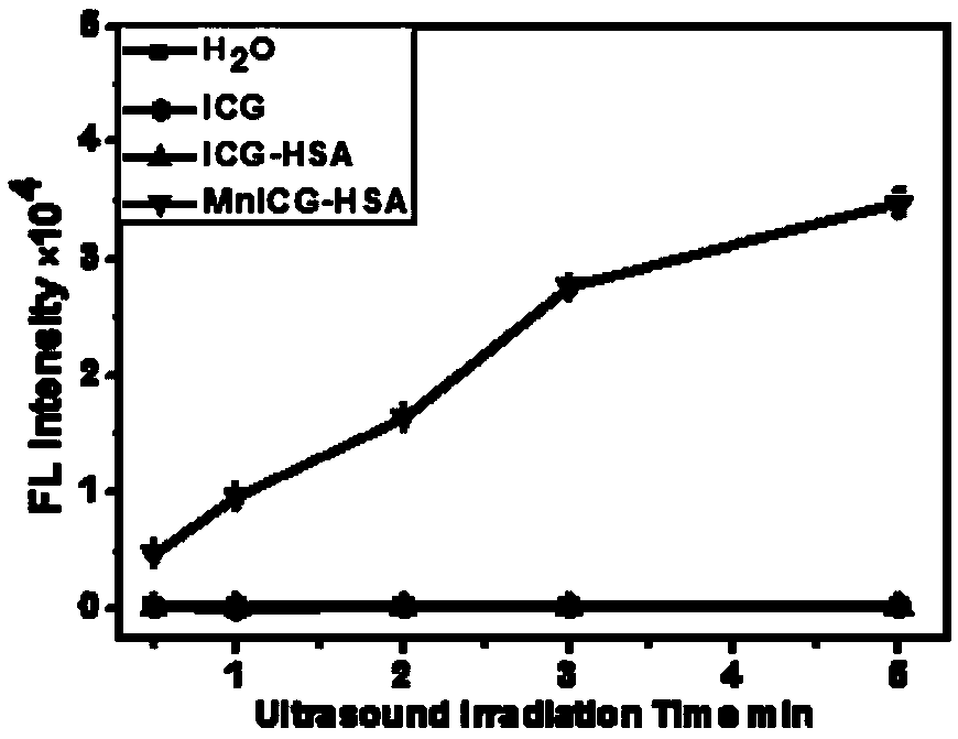 Metal-ICG complex, preparation method of complex, metal-ICG complex albumin nanoparticles and preparation method and application of nanoparticles