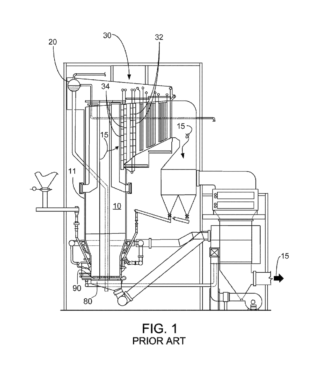 Furnace cooling by steam and air injection