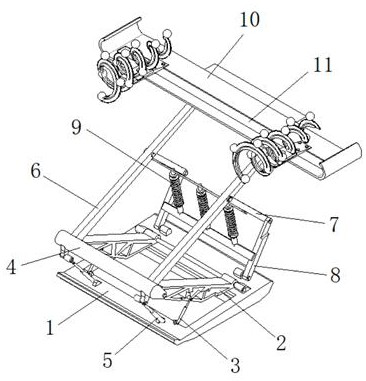 Railway-based overhead line system surface ice removing device