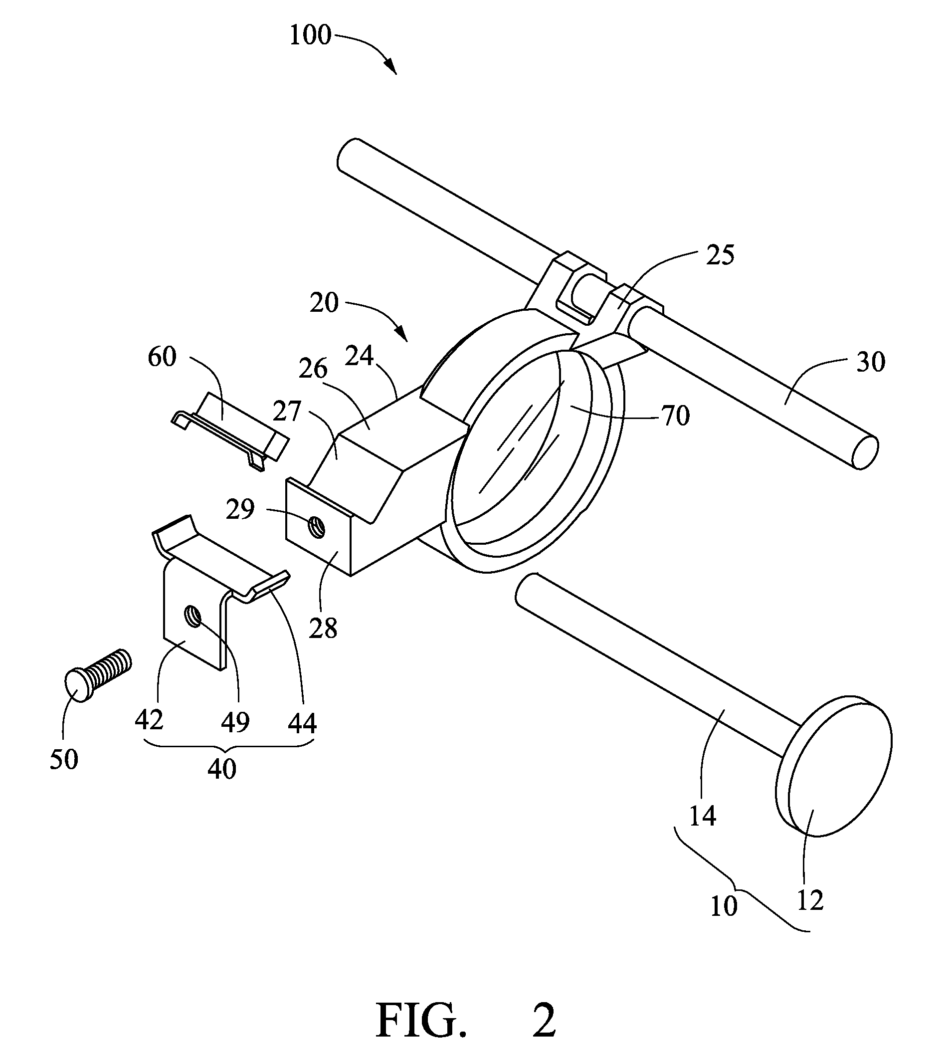 Lens holder and lens apparatus having same