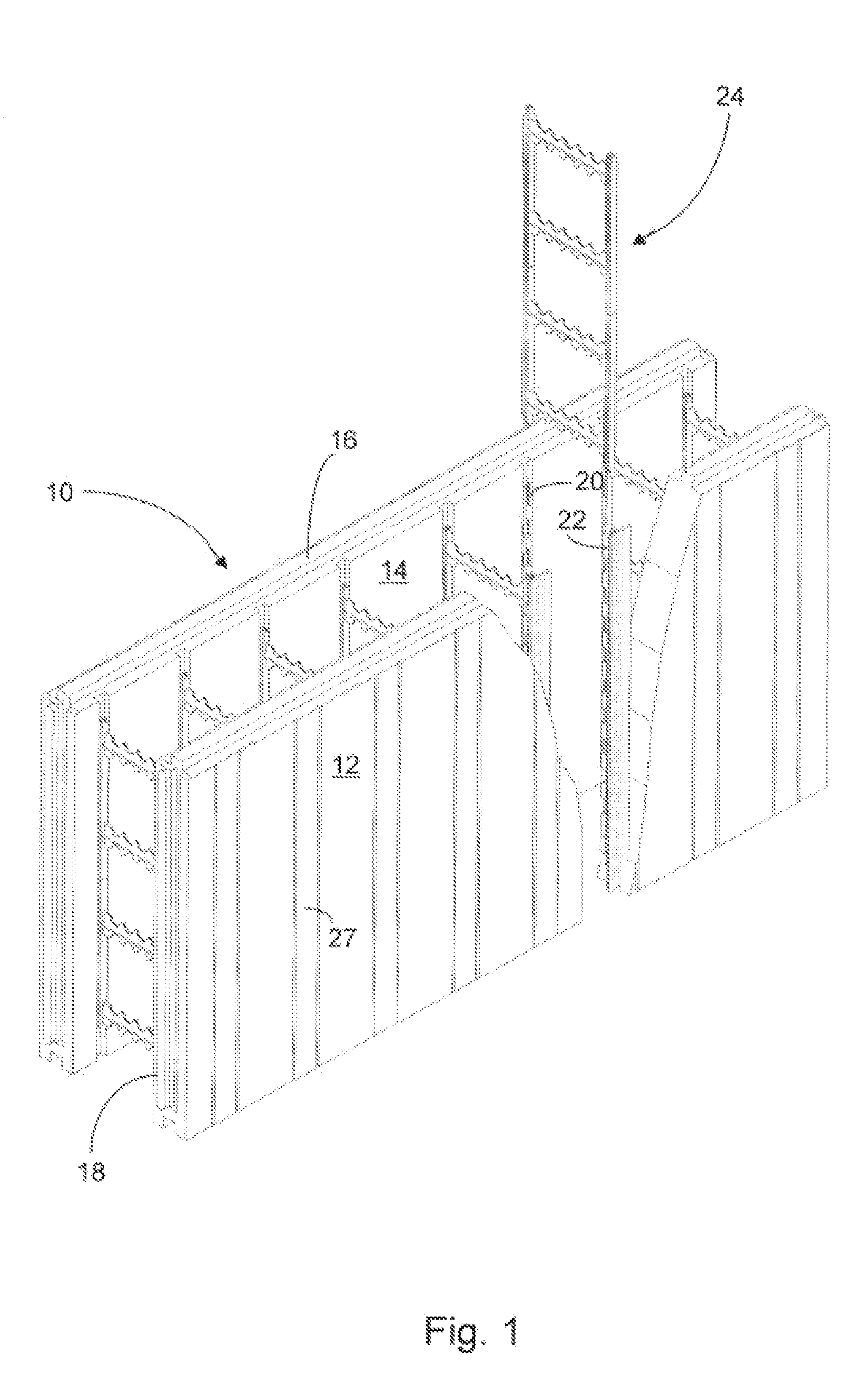 Insulating concrete form