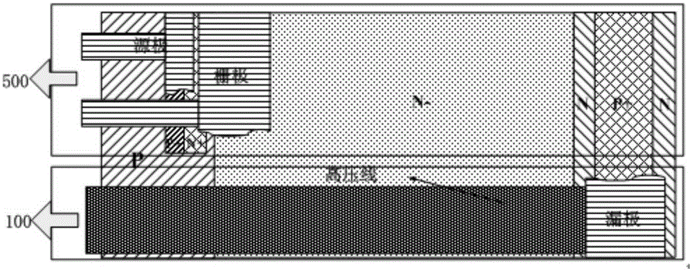 Semiconductor device voltage-withstanding structure