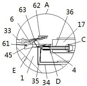 Putty grinding device for home decoration