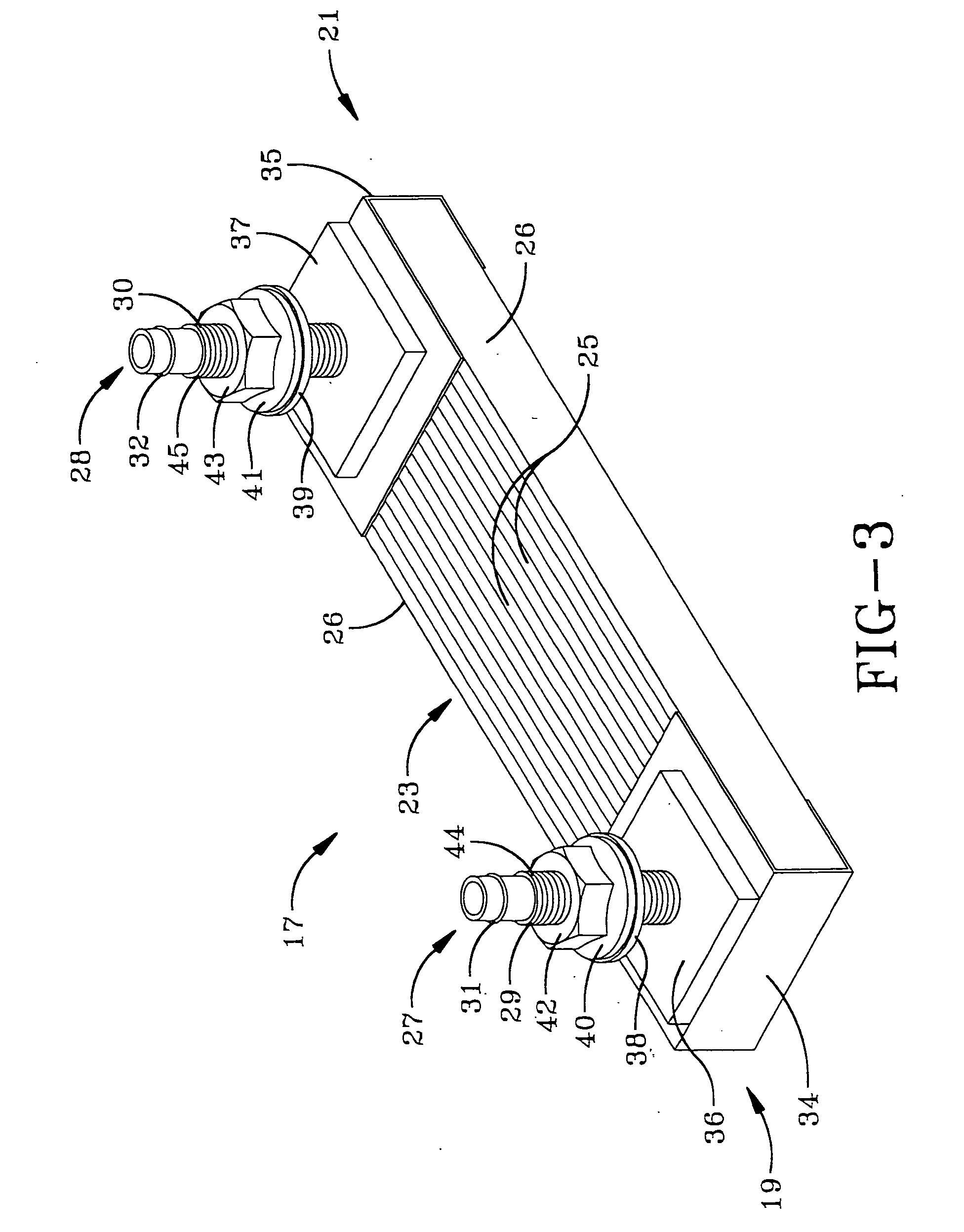 Heat exchanger with beveled header