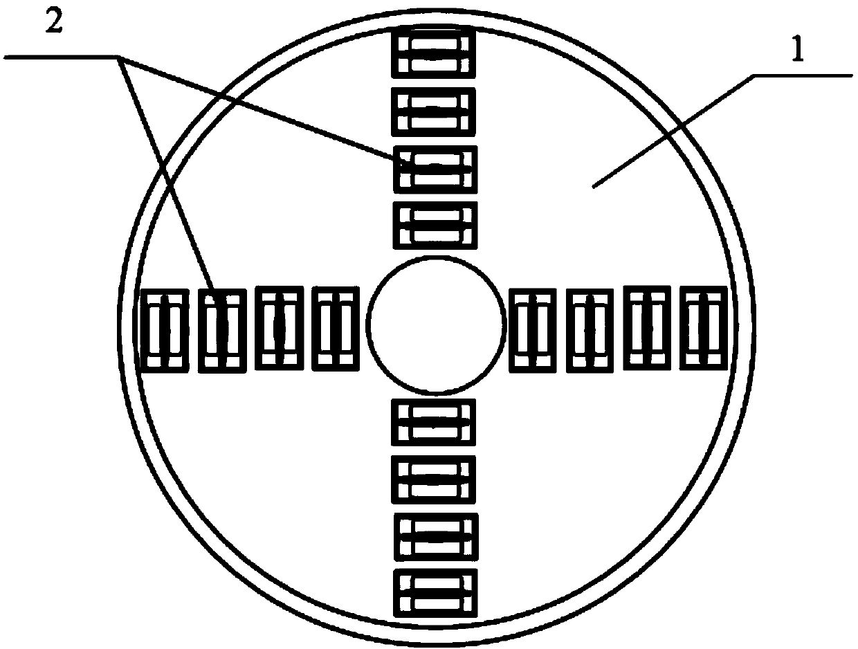 Device for online detection for stress of hobbing cutter of tunnel boring machine