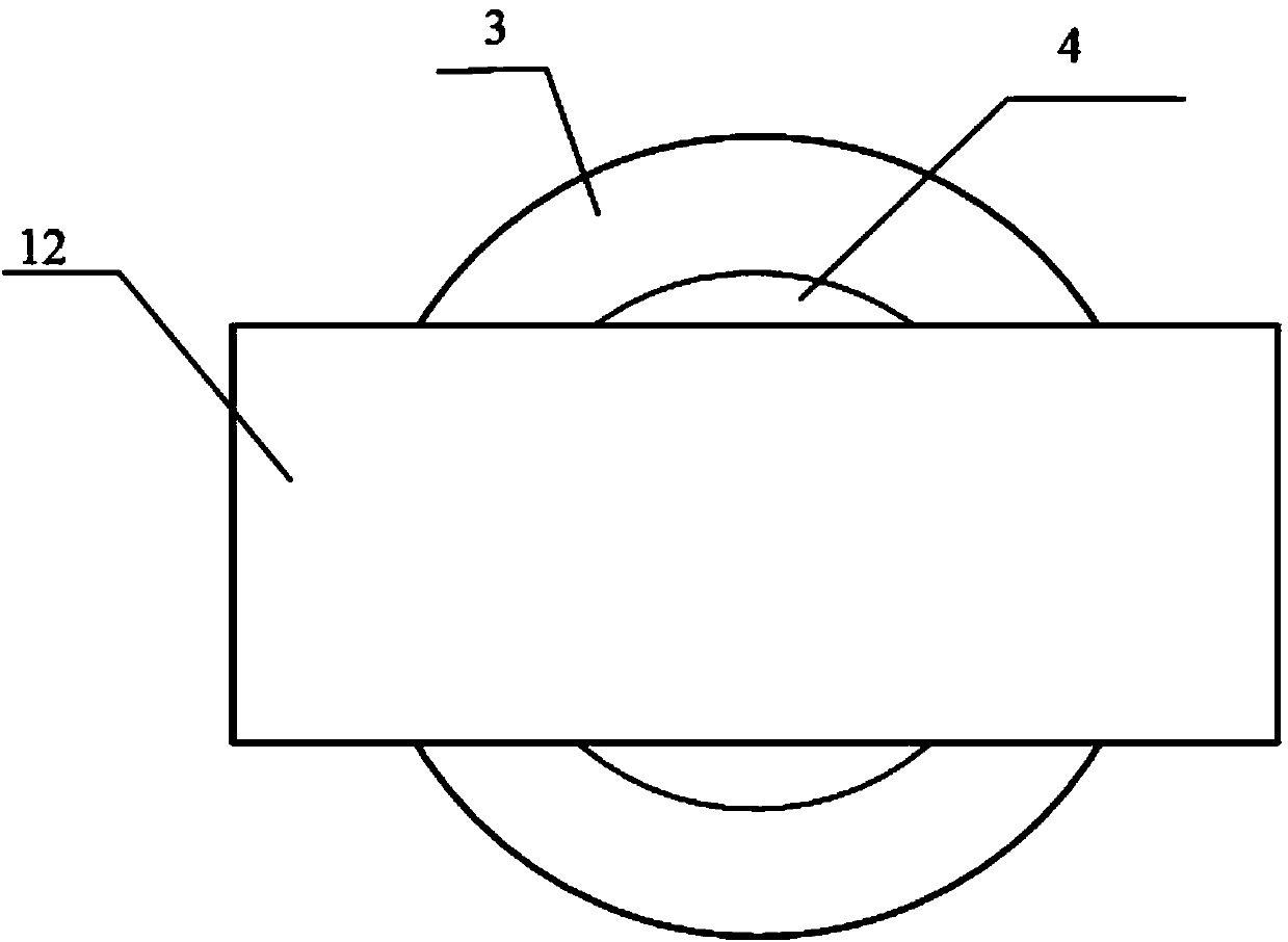 Device for online detection for stress of hobbing cutter of tunnel boring machine