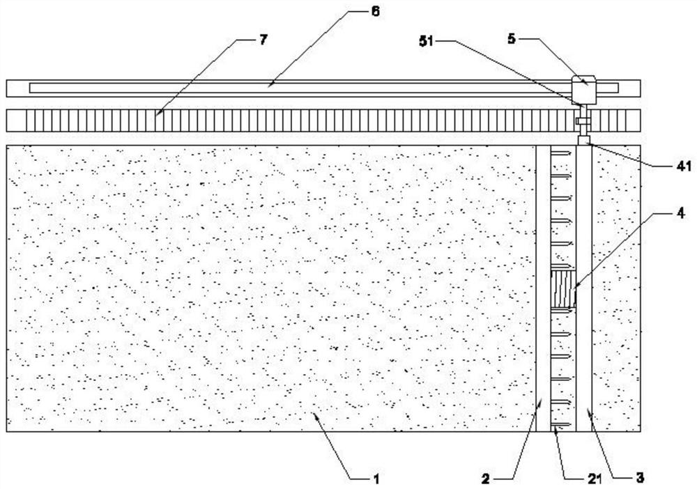 Automatic paving device for jumping pit long jump