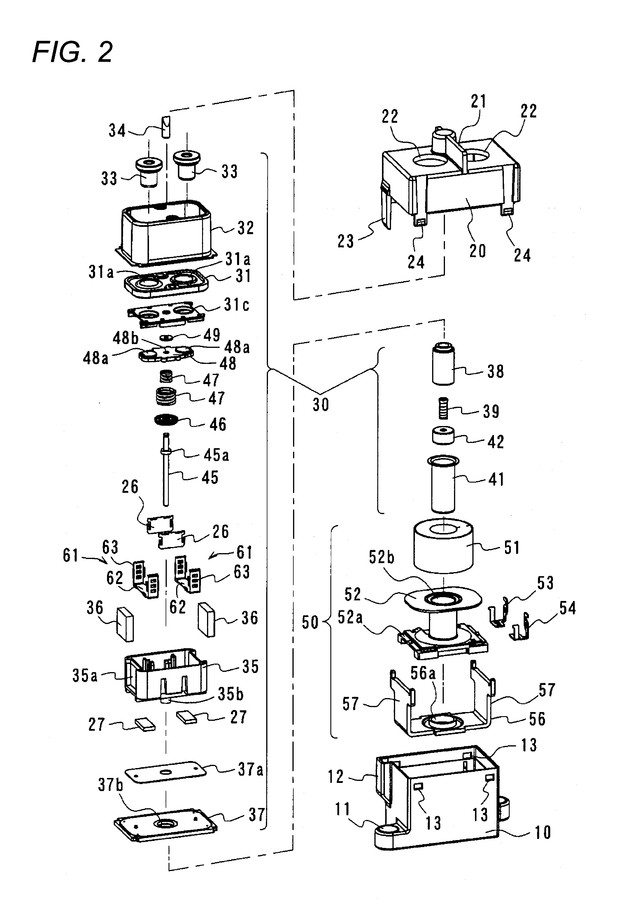 Sealed contact device