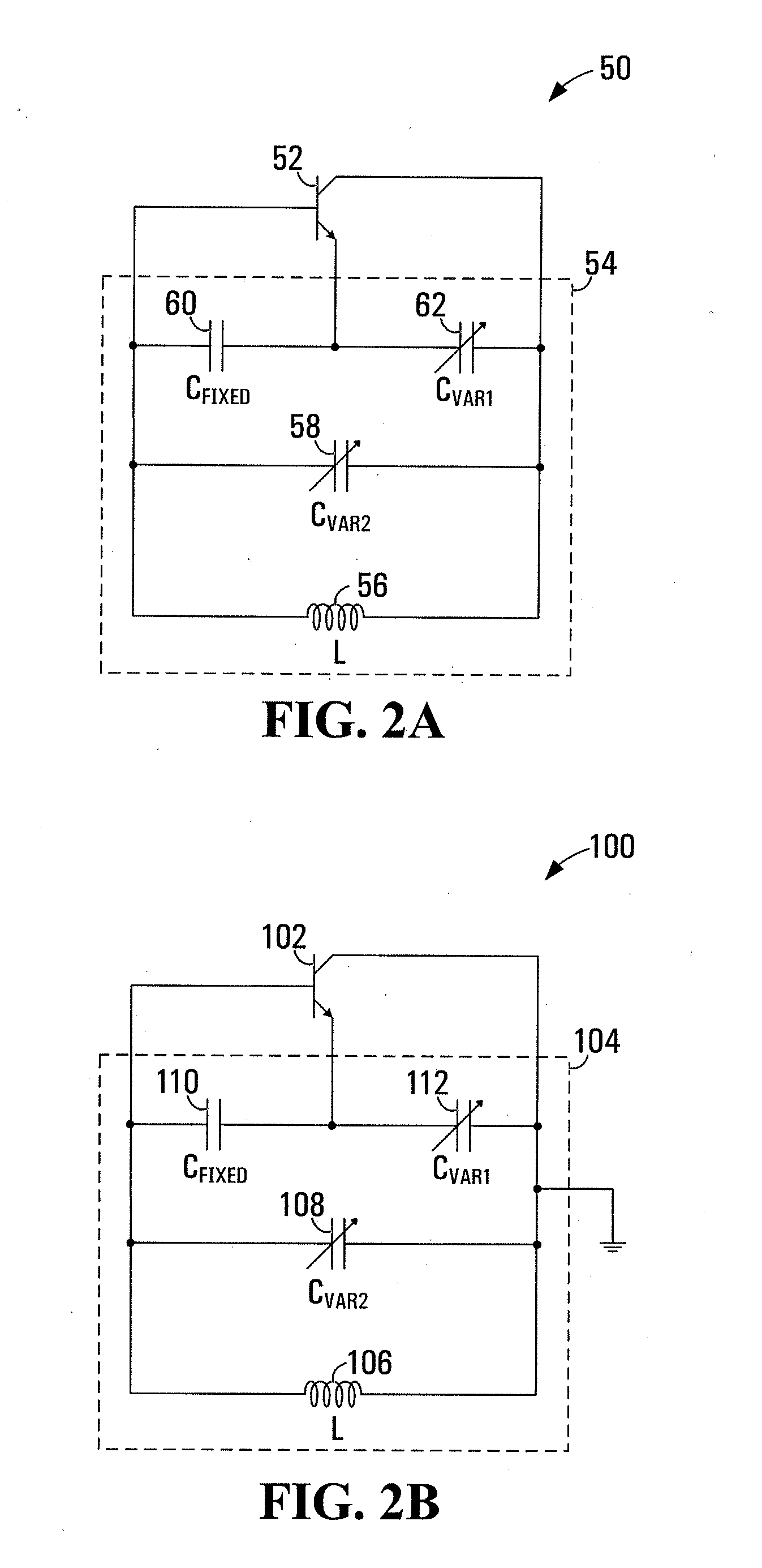 Varactor voltage controlled oscillator (VCO) providing independent coarse and fine frequency tuning