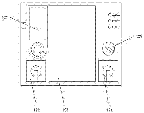 Automatically-cooled distribution device switch cabinet