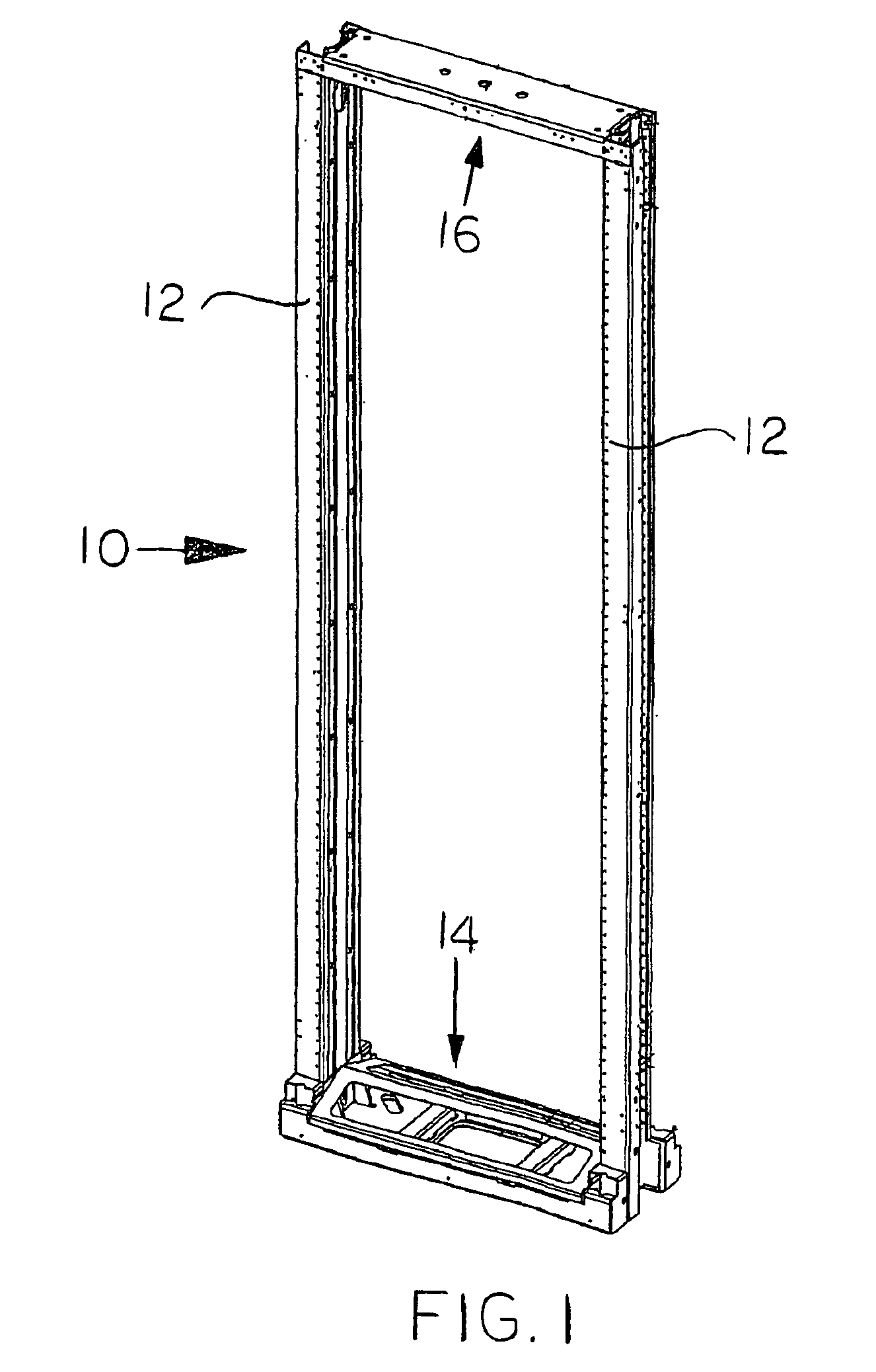 Earthquake resistant equipment rack