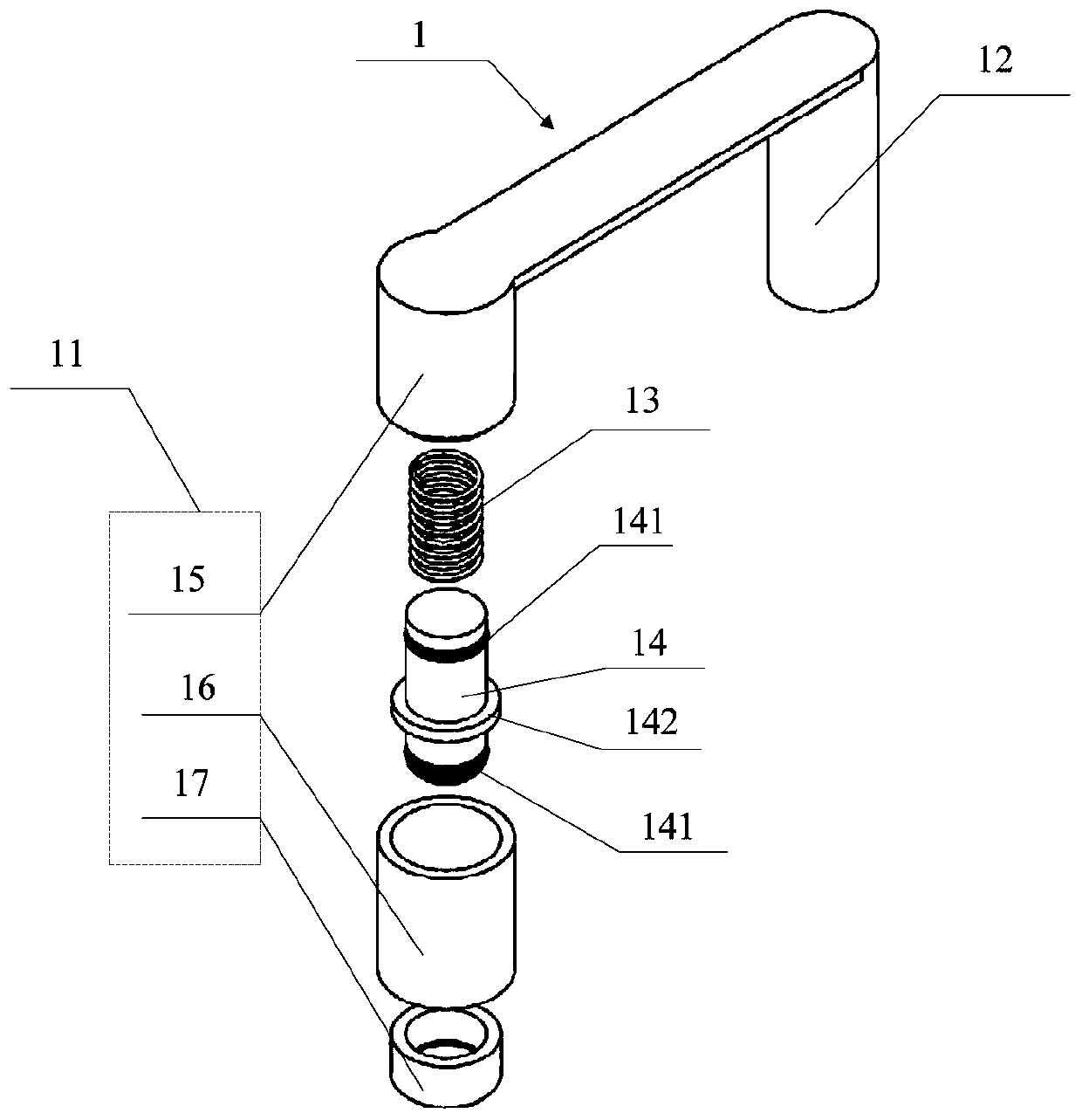 Electrical connection structure of pluggable battery cabinet