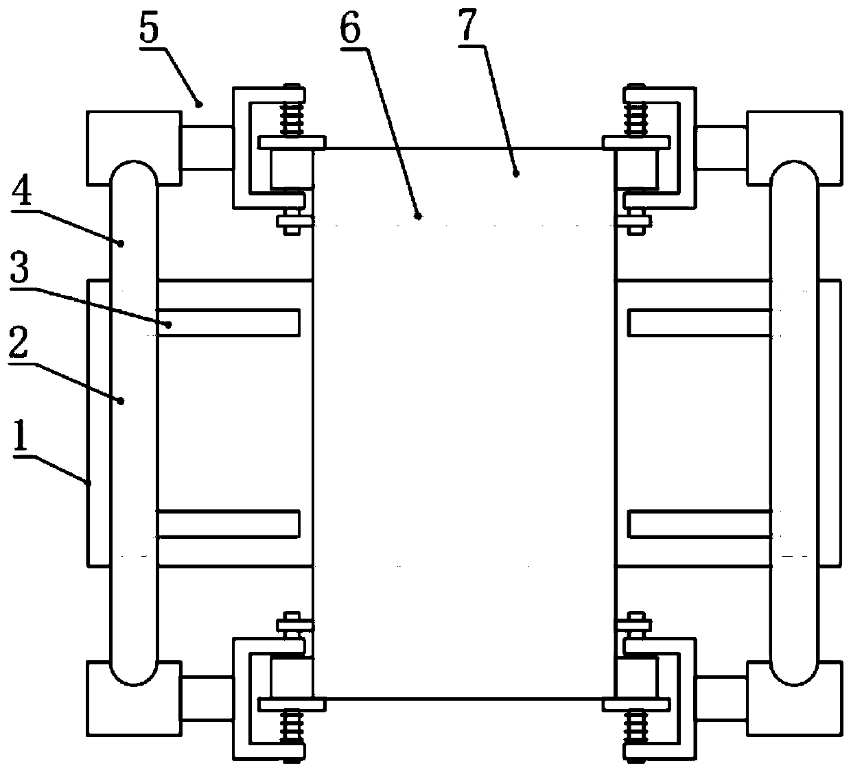 Anti-seismic device of computer case