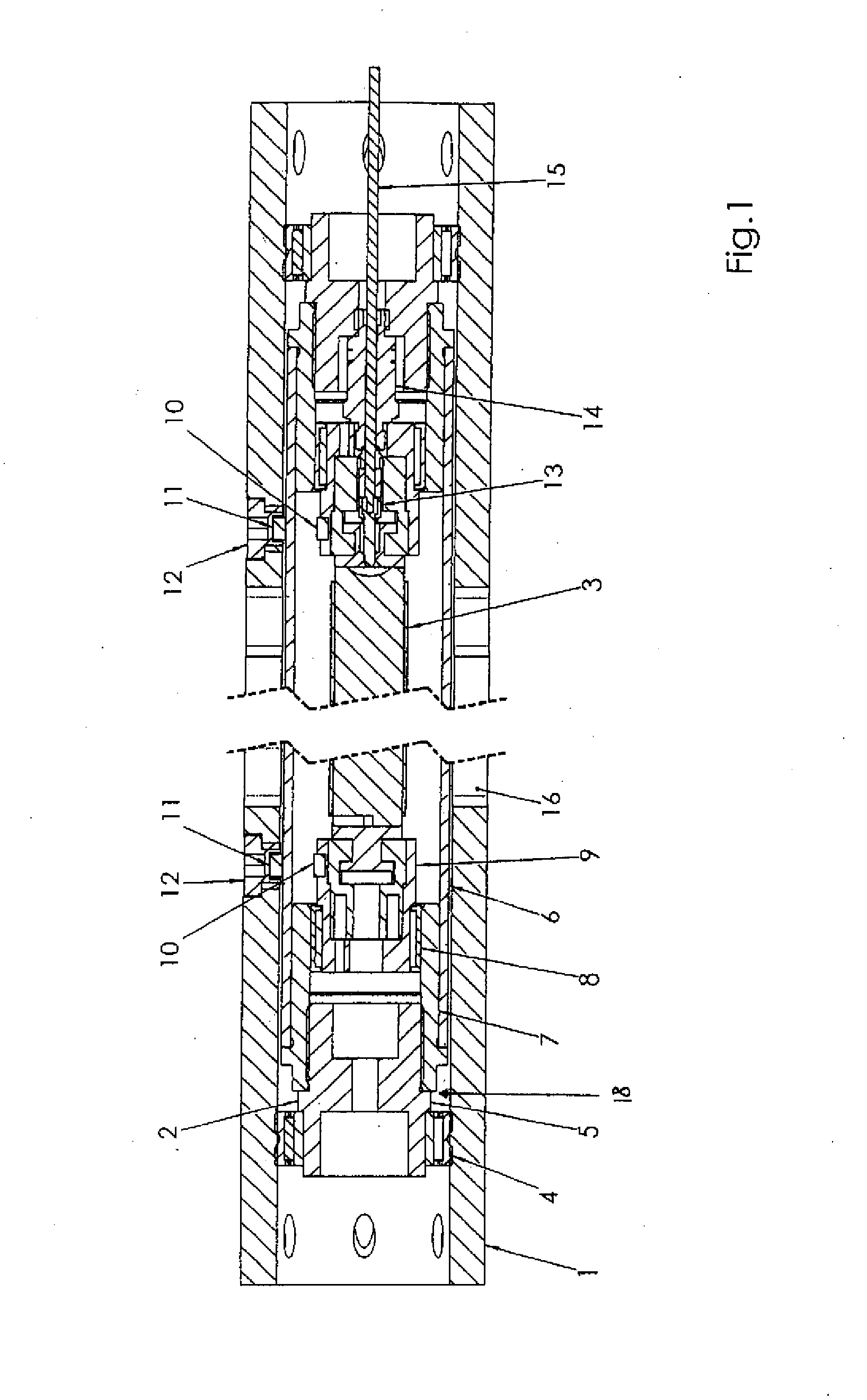 Dual pipe rod assembly section, horizontal drilling device and probe housing