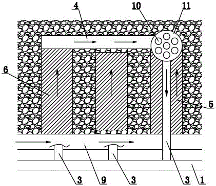 Coal mine underground natural ventilation system and method