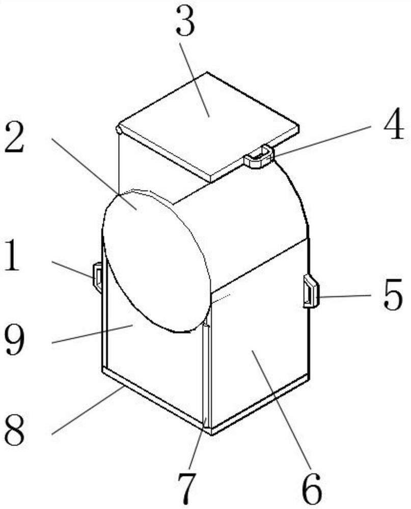 An environment-friendly density sorting trash can