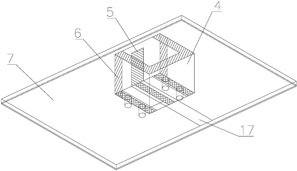 Double-frequency array antenna used for 5G (the fifth generation) wireless communication