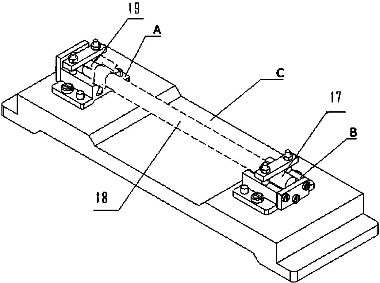 Special clamp for thin and long cylindrical thin wall assembly