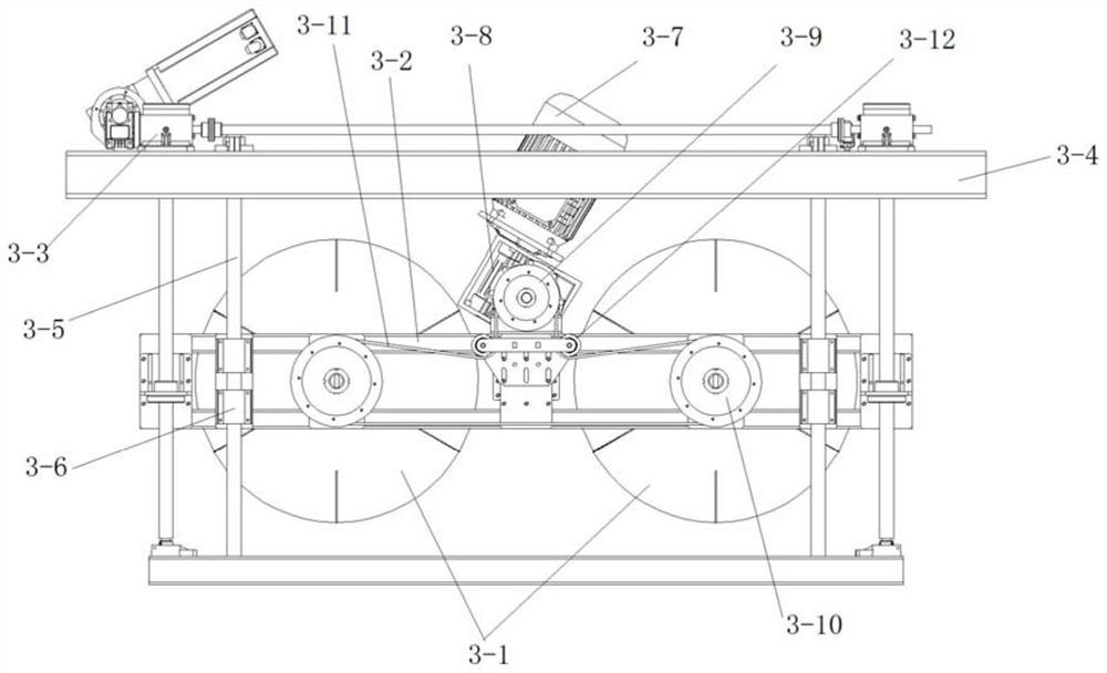 A submarine landslide physical model test device and working method