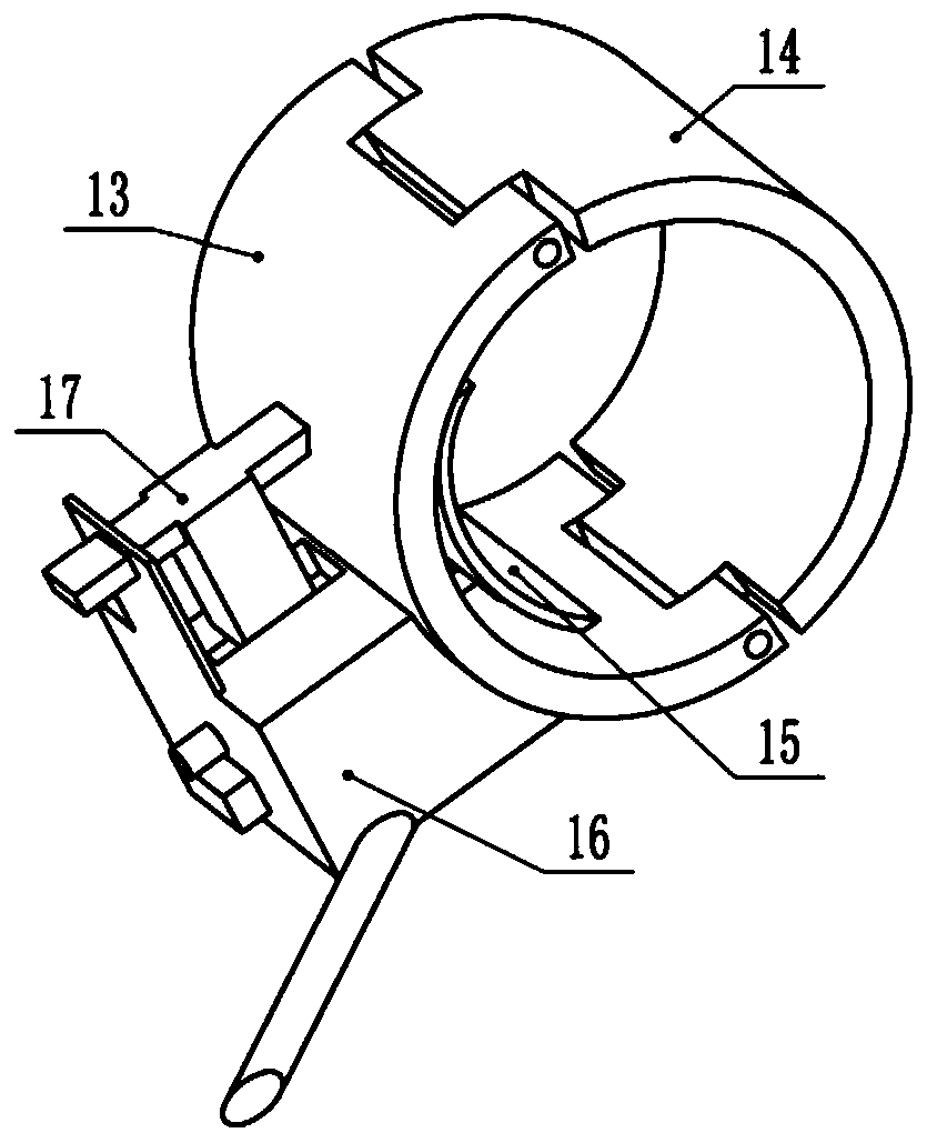 Cervical vertebra tractor for operation