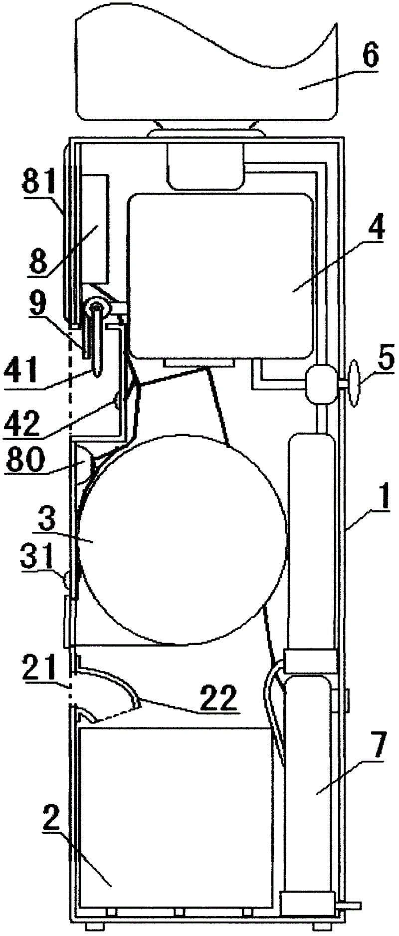 Public drinking water machine