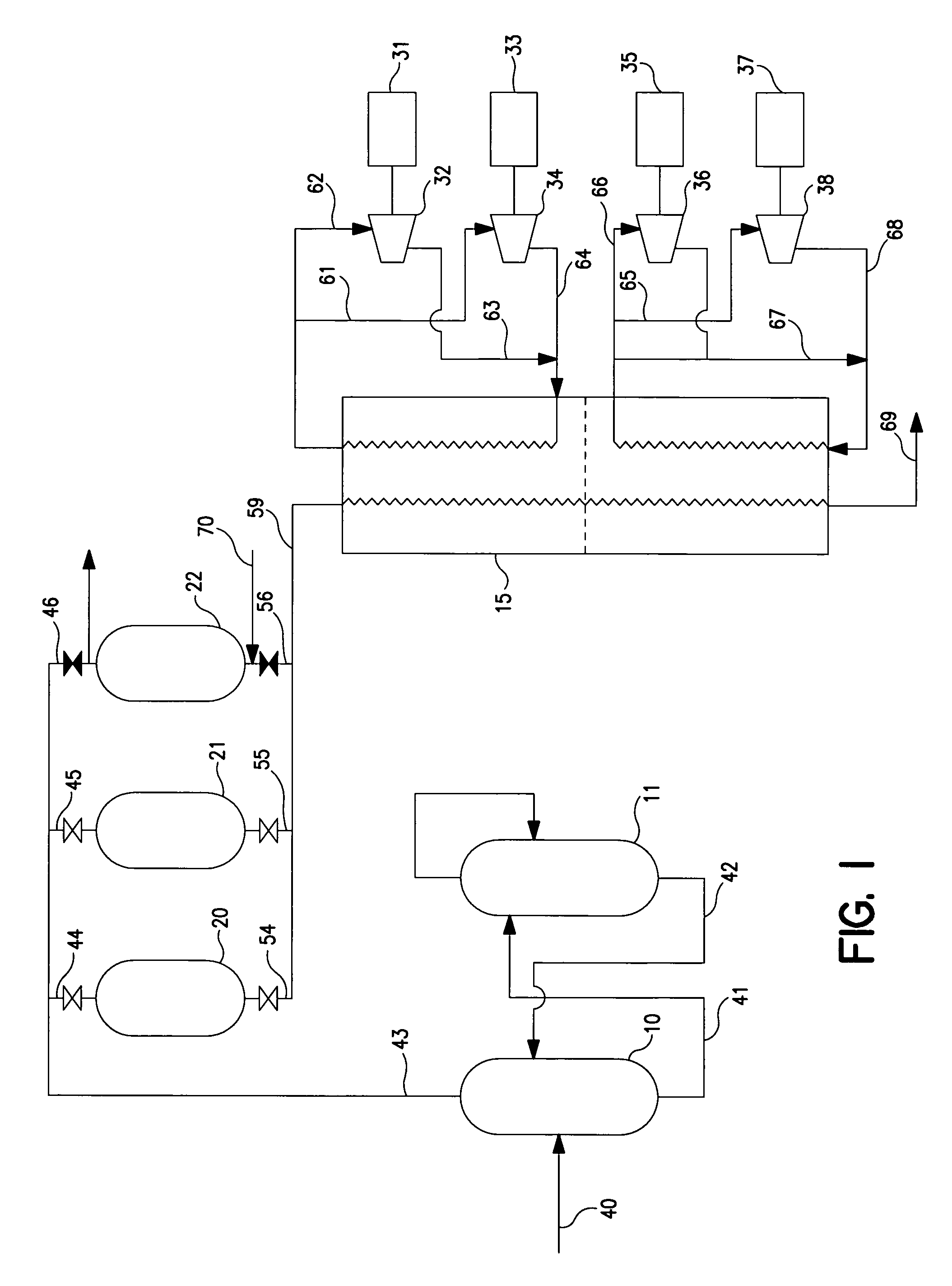 Modular LNG process