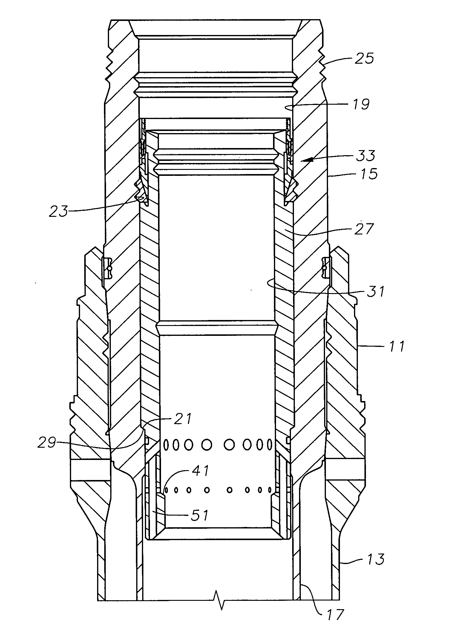 Adapter sleeve for wellhead housing