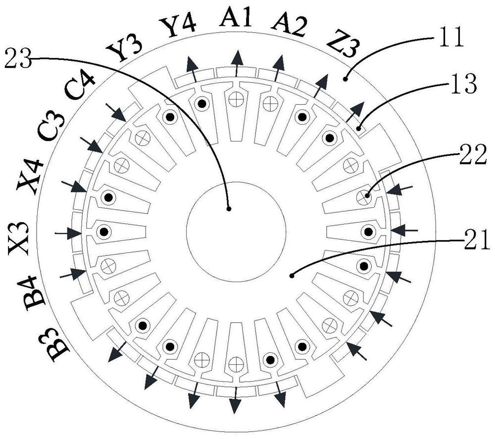 External rotor flywheel pulse synchronous generator system