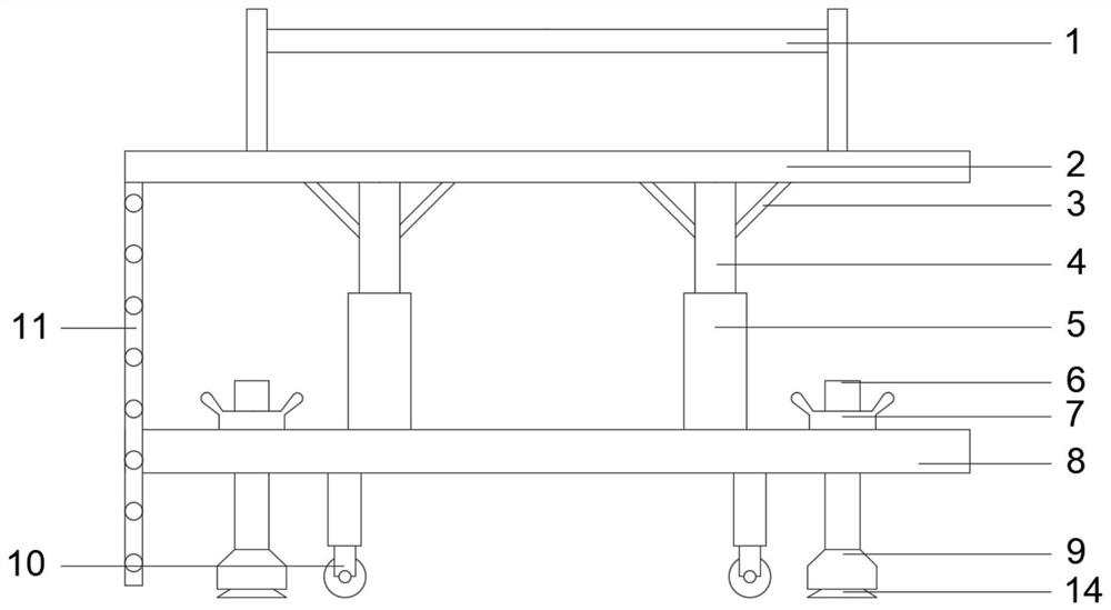 Building structure facilitating exterior wall decoration engineering and interior decoration engineering construction