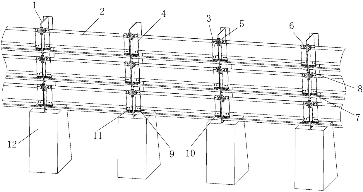 A wind barrier for bridges that can be opened and closed automatically