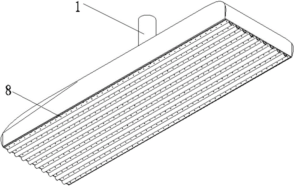 Filler type falling film uniform distributor