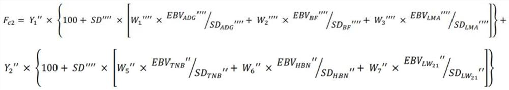 A kind of breeding method of lean-meat breeding pigs matched with five-line hybridization