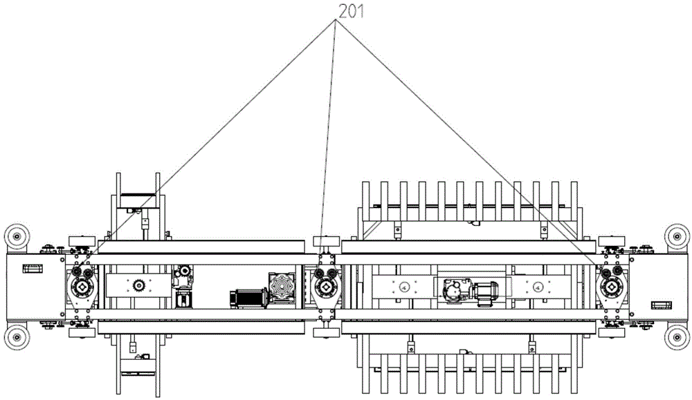 Reverse end cam type lifting stereo garage vehicle carrier