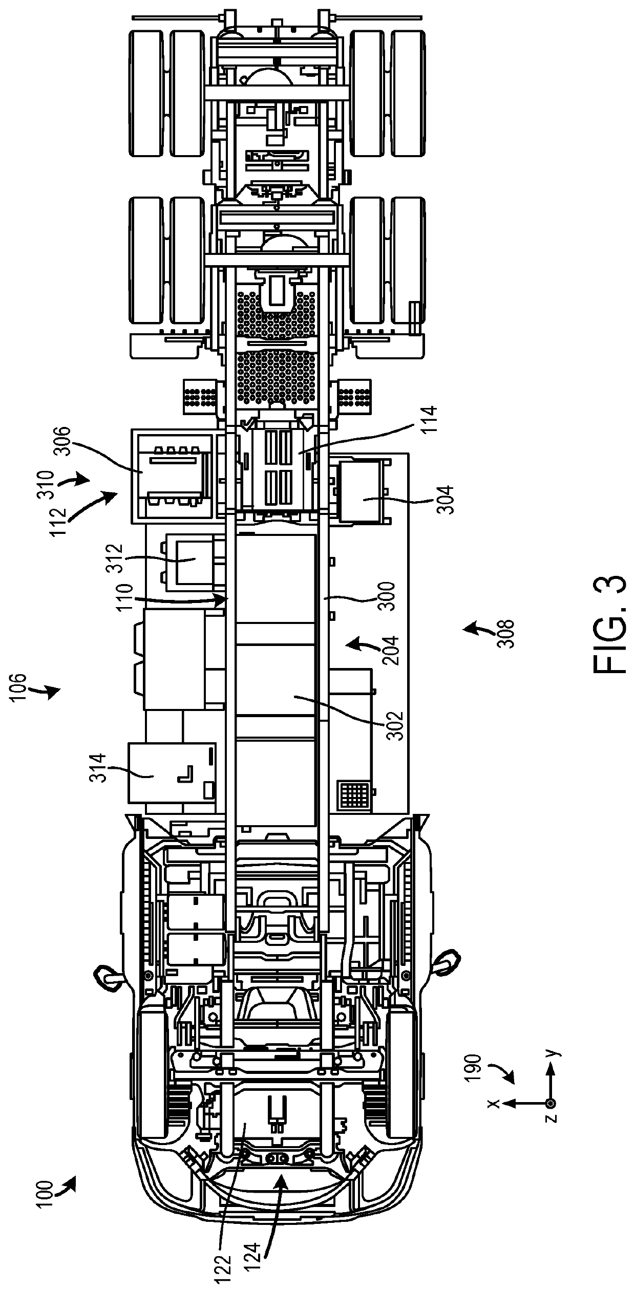 Electric powertrain cooling assembly and cooling assembly operating method