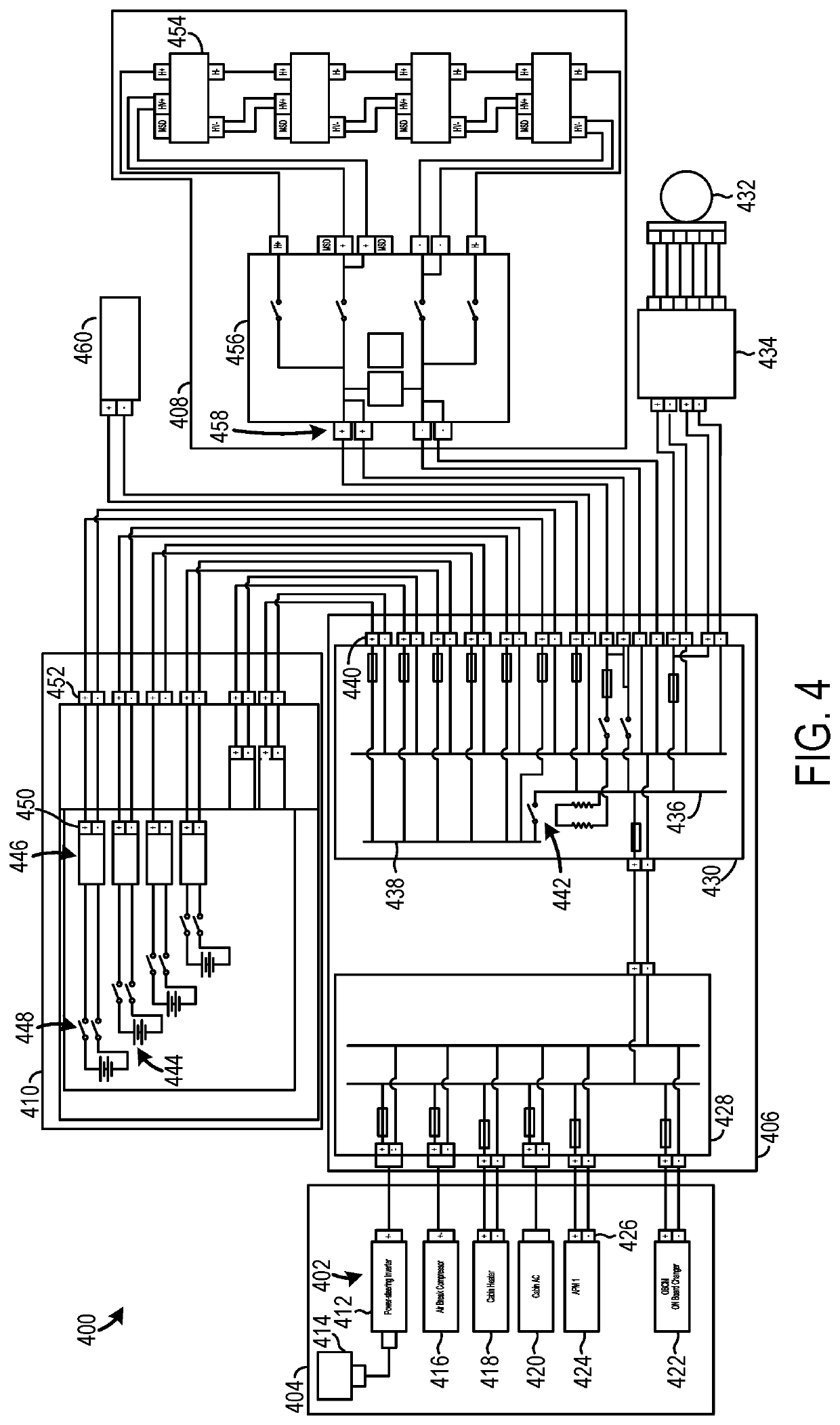 Electric powertrain cooling assembly and cooling assembly operating method