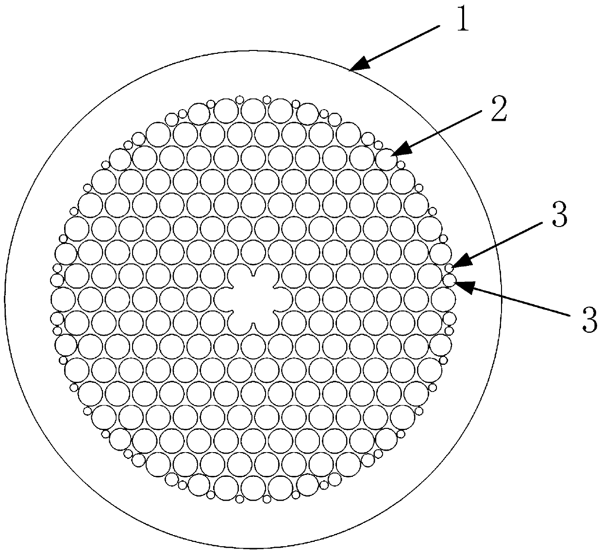 A capillary glass tube stacking device and method based on two-dimensional positioning holes of photonic crystal fiber structure