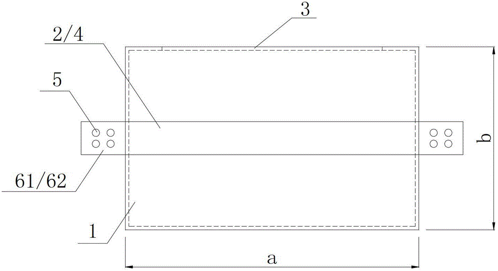 Steel structure connecting device of wood-stone composite bridge