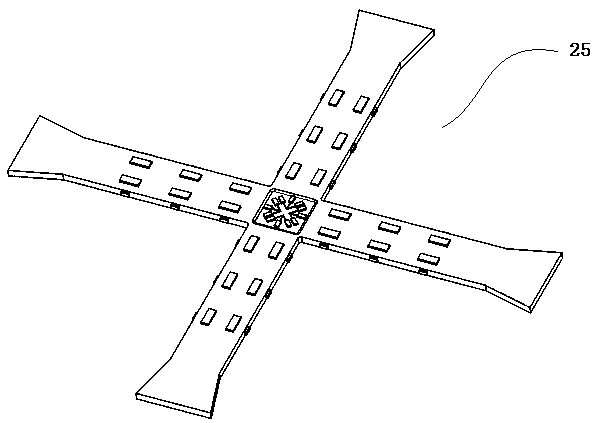 Four-axis centering adjustment system and method for biaxial tensile testing machine