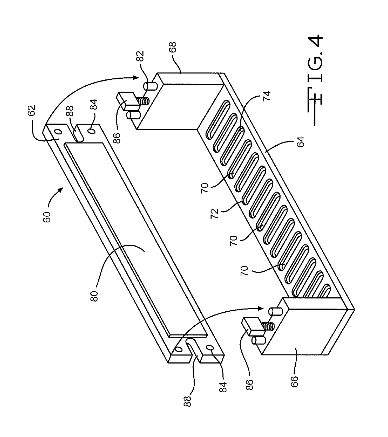 Mechanical conditioning by bead blasting lithium iodine cell case