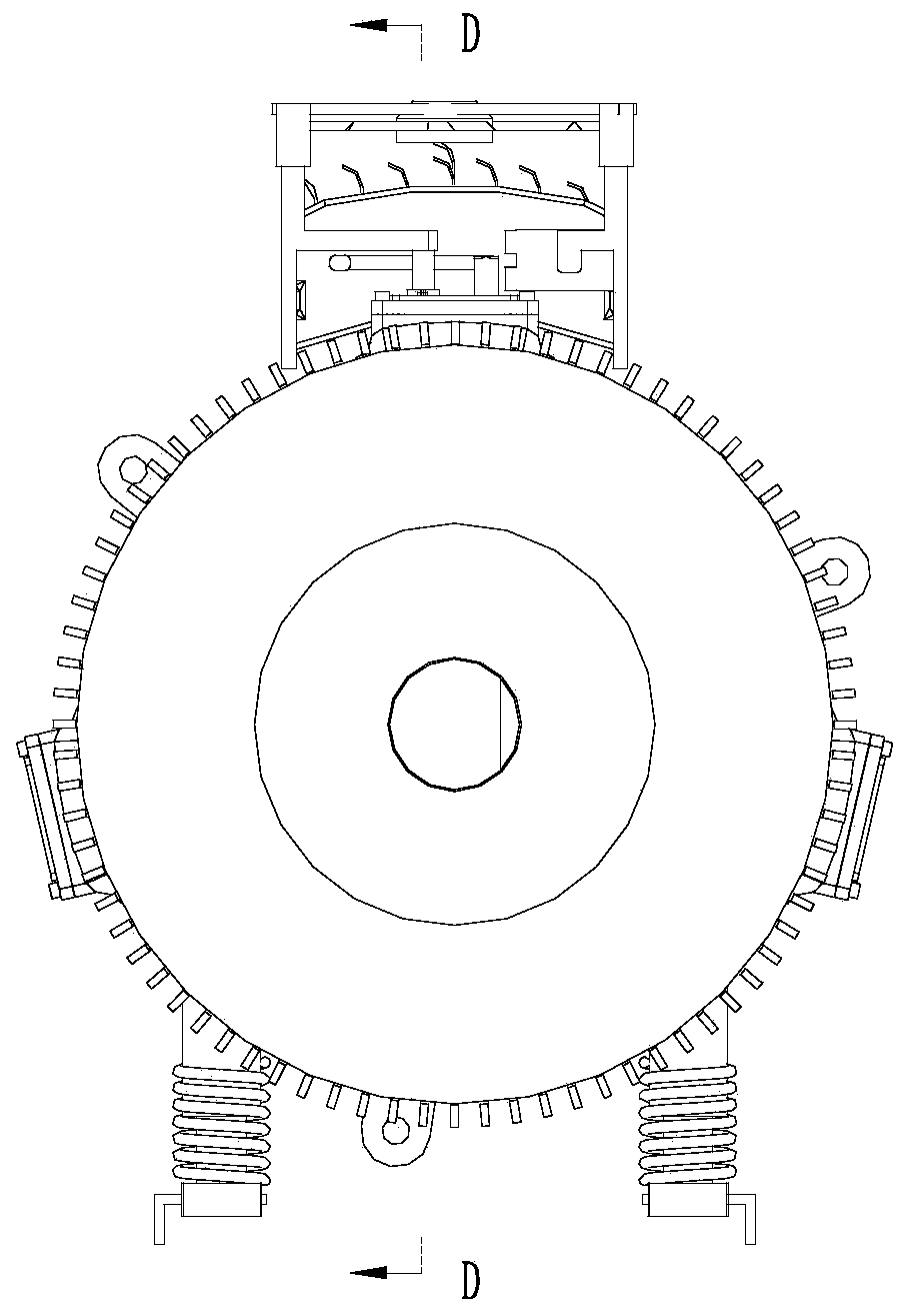 Water-cooled motor