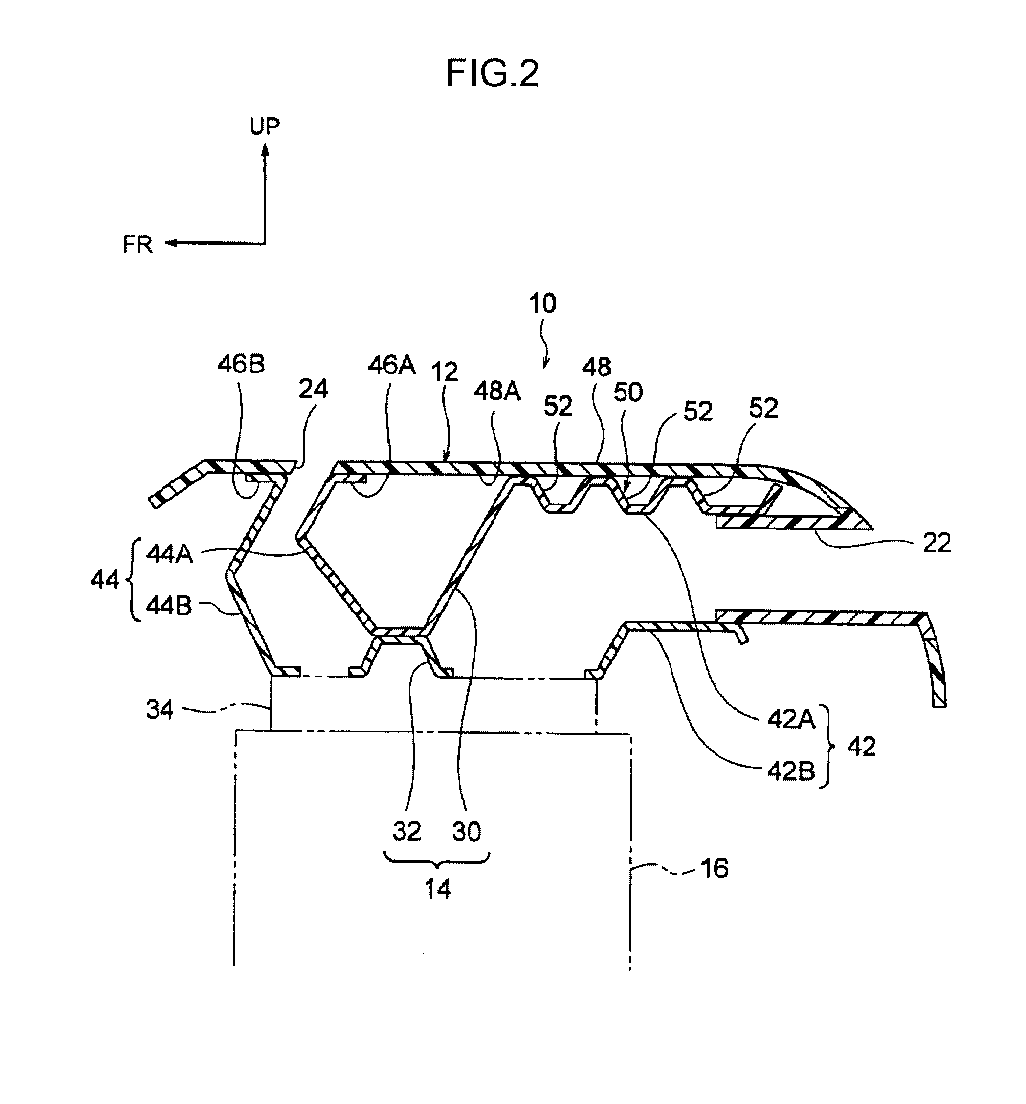 Vehicle instrument panel