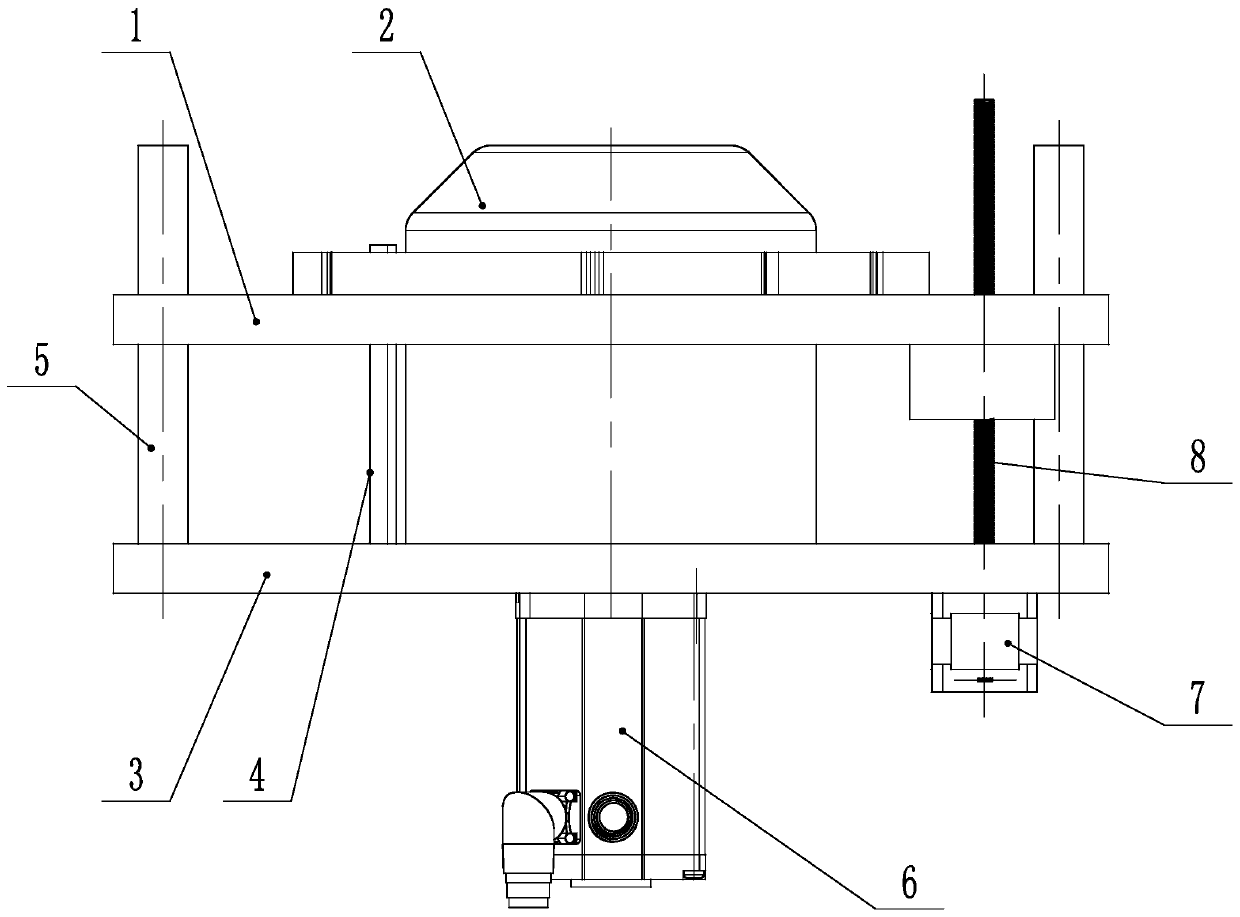 Slow-descending type automatic sheet sorting machine